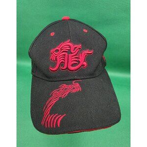 Black Red DRAGON Baseball Cap Japan Hat Fantasy Embroidered Snapback Adjustable